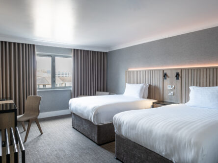 Quay View Twin Room | Two Double Beds